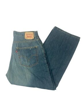 Levi’s 569 Loose Straight Jeans 36x30 Medium Wash Relaxed Skater Y2K Denim